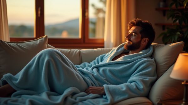 Quel peignoir éponge homme choisir pour un confort optimal ?